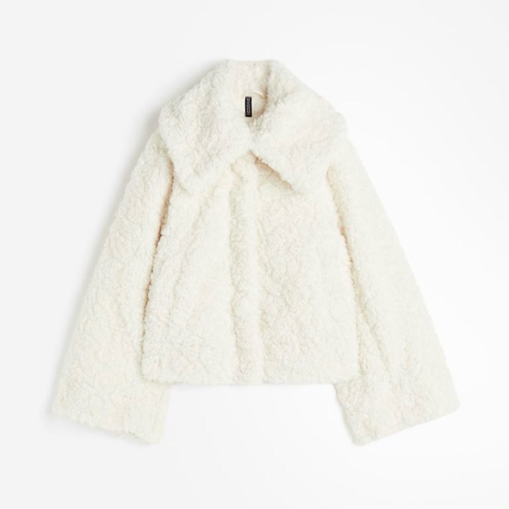 Teddy fleece jacket. Size M